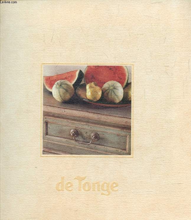DE TONGE, COLLECTION PROVENCE (CATALOGUE)