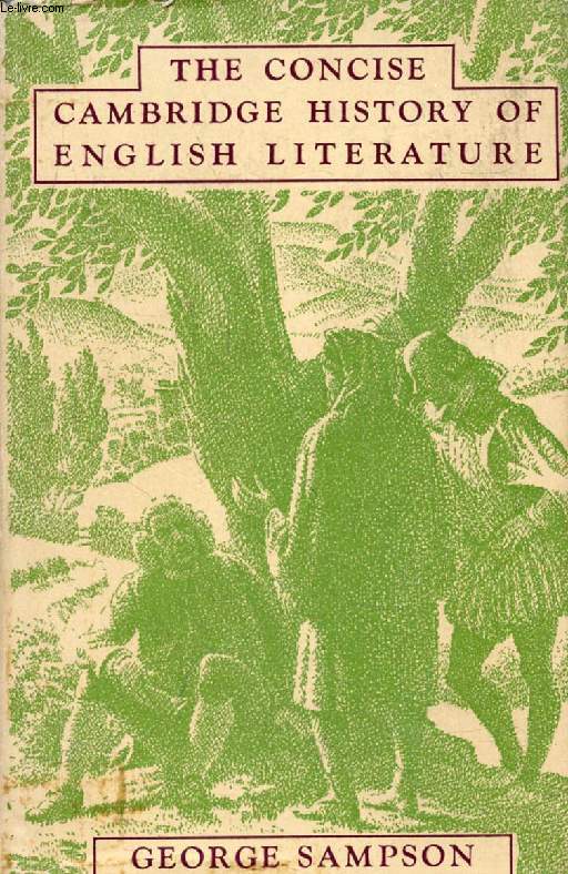 THE CONCISE CAMBRIDGE HISTORY OF ENGLISH LITERATURE