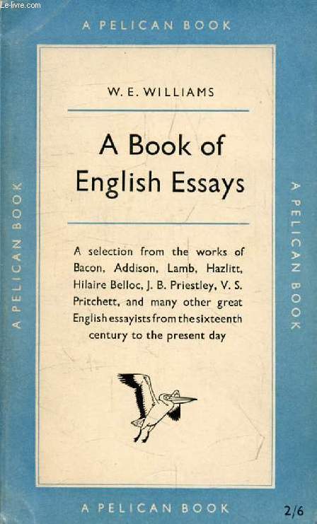 A BOOK OF ENGLISH ESSAYS