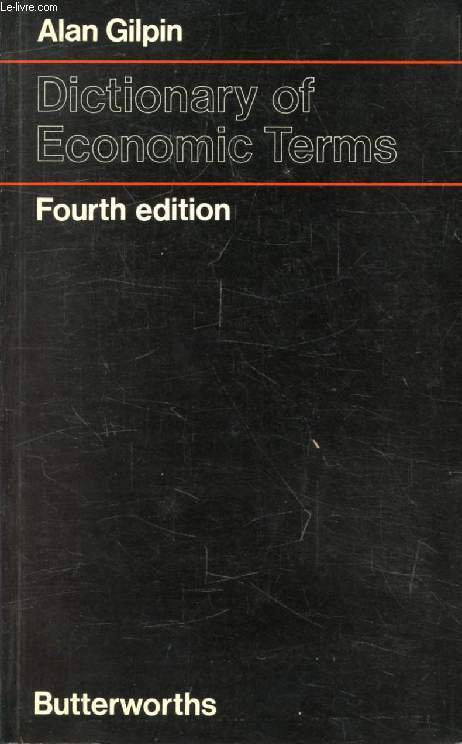 DICTIONARY OF ECONOMIC TERMS
