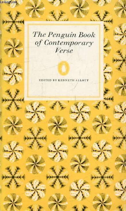 THE PENGUIN BOOK OF CONTEMPORARY VERSE, 1918-1960