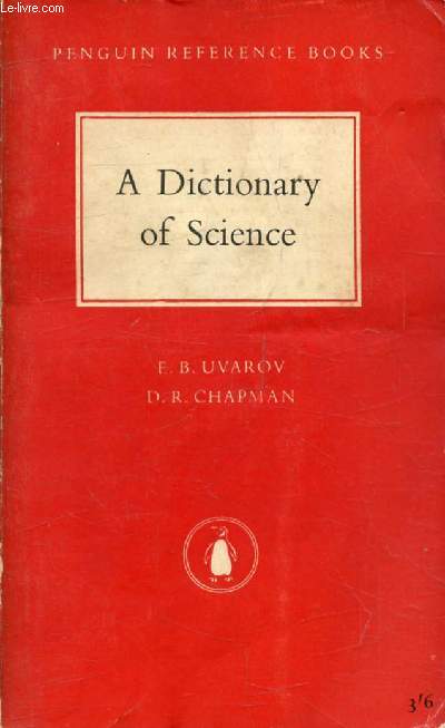 A DICTIONARY OF SCIENCE