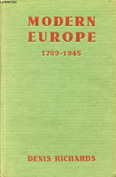AN ILLUSTRATED HISTORY OF MODERN EUROPE, 1789-1945