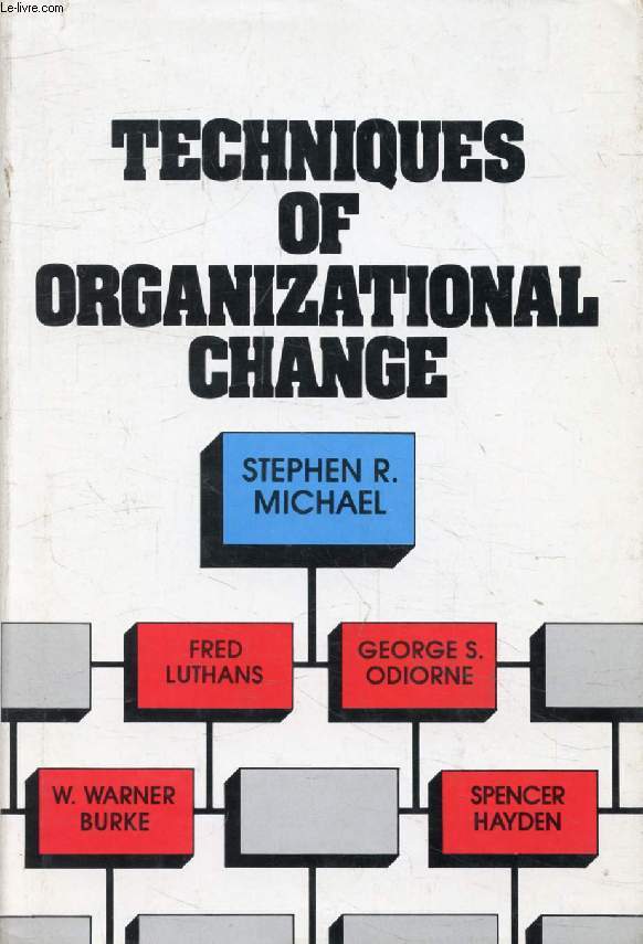 TECHNIQUES OF ORGANIZATIONAL CHANGE