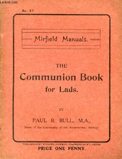THE COMMUNION BOOK FOR LADS