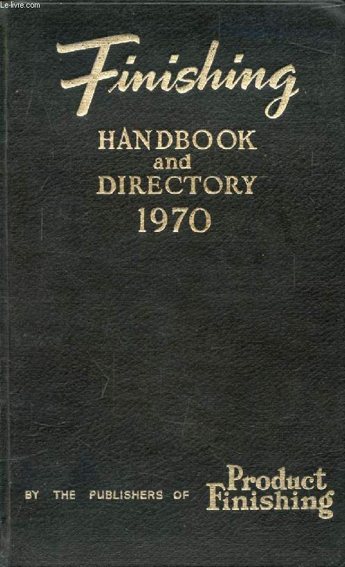 FINISHING HANDBOOK AND DIRECTORY, 1970