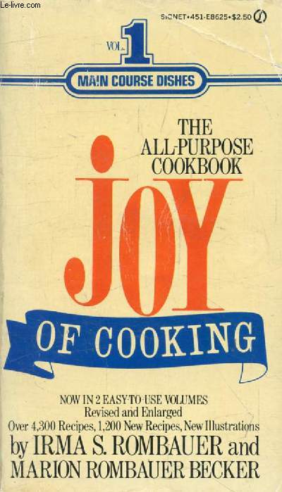 JOY OF COOKING, VOLUME I, MAIN COURSE DISHES