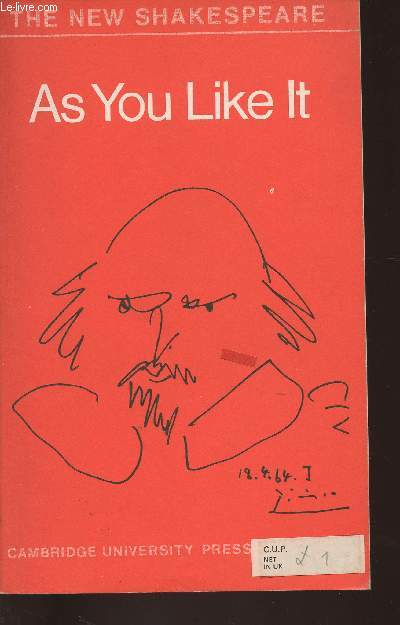 As you like it - Shakespeare, Sir Quiller-Couch A., Dover Wilson J. - 1971 - Afbeelding 1 van 1
