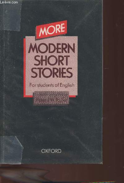 More modern short stories- For students of English