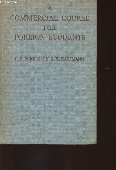 A commercial Course for foreign students