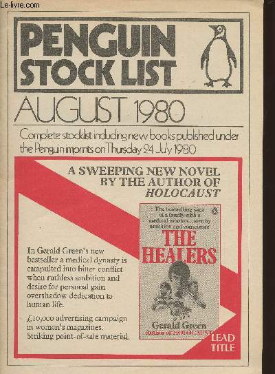 Penguin stock list August 1980
