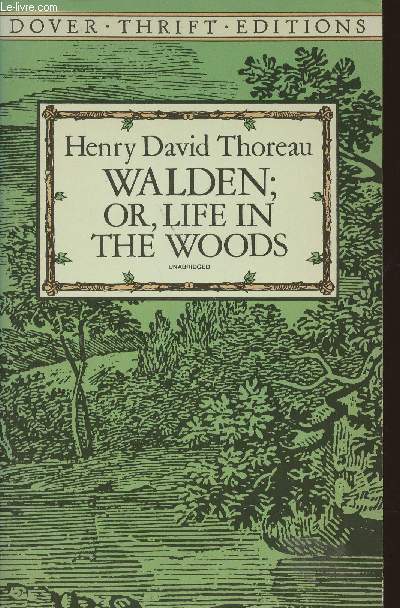 Walden; or, Life in the woods - Thoreau Henry David - 1995 - Afbeelding 1 van 1