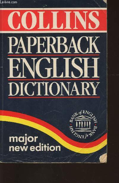 Collins paperback dictionary
