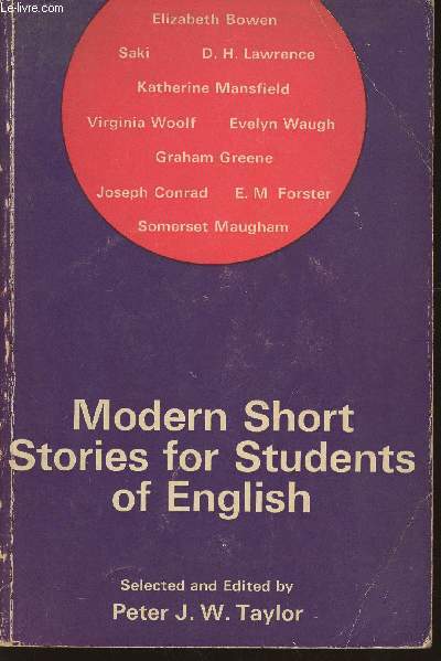 Modern short stories for students of English