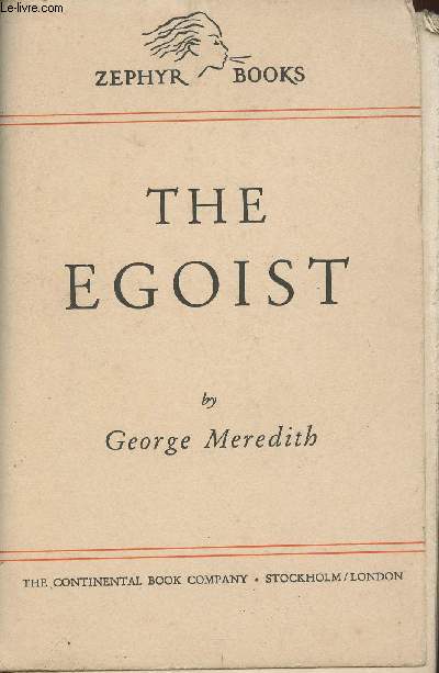 The egoist, a comedy in narrative