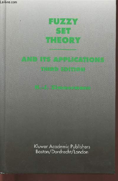 Fuzzy set theory and its application