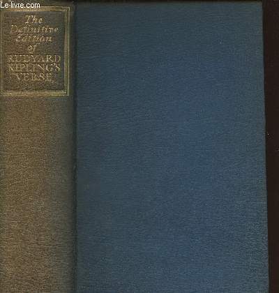 Rudyard Kipling's verse - definitive edition