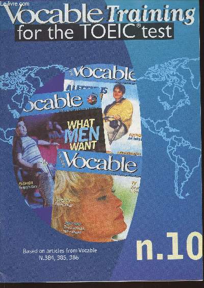 Vocable training for the TOEIC test n°10- amy 17, 2001