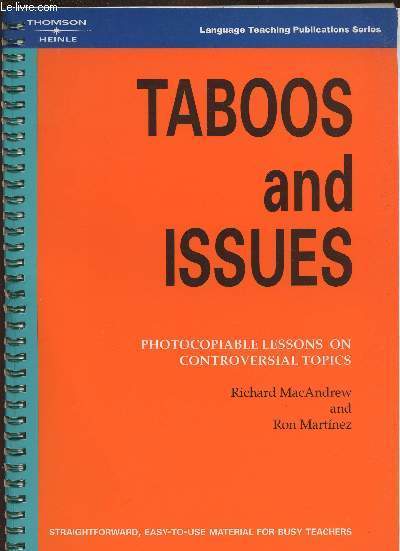 Taboos and issues