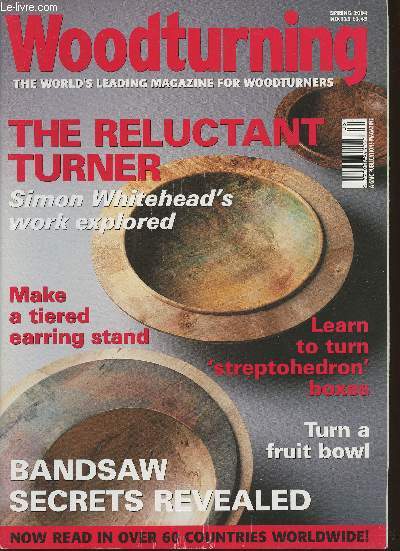 Woodturning n135- Spring 2004-Sommaire: the reluctant turner Simon Whitehead's work explored- make a tiered earring stand- learn to turn steptohedron boxes- turn a fruit bowl- bandsaw secrets revealed- etc.