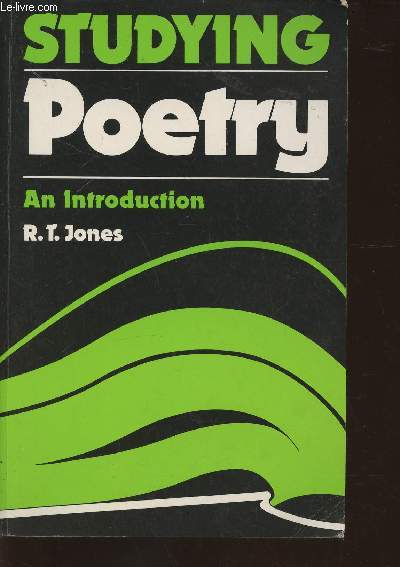Studying poetry an introduction