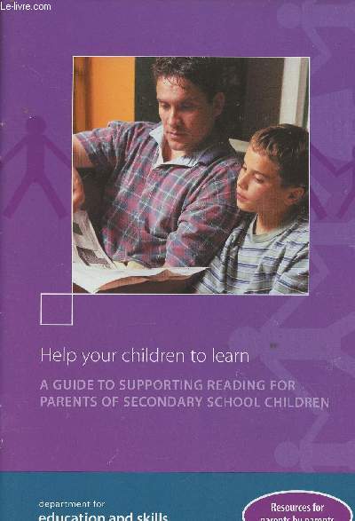Help your children to learn- A guide to supporting reading for parents of secondary school children
