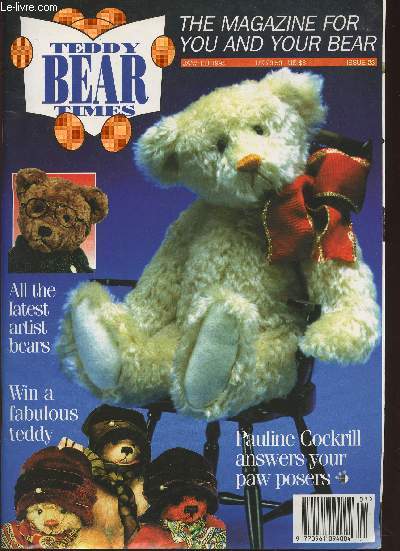 Teddy Bear times n23 Jan/Feb 1995-Sommaire Teddy talk- Steiff collectibles- Shining light- Penny's pawtraits- Sue Webster- Disney magic- Bears that cheer- Little stars- born with big feet- Birthday bash- etc.