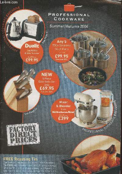 Catalogue Professional Cookware Summer/Autumn 2006