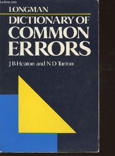 Longman dictionary of Common errors