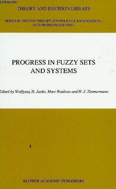Progress in fuzzy sets and systems (Collection 