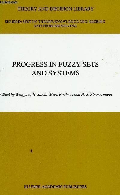 Progress in fuzzy sets and systems (Collection 