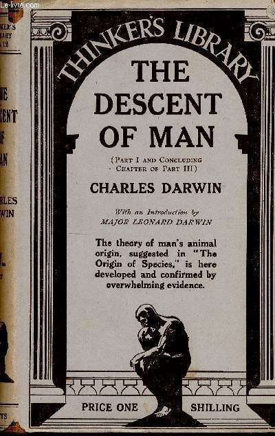 The descent of man. Part I and the concluding chapter of part III (Collection 