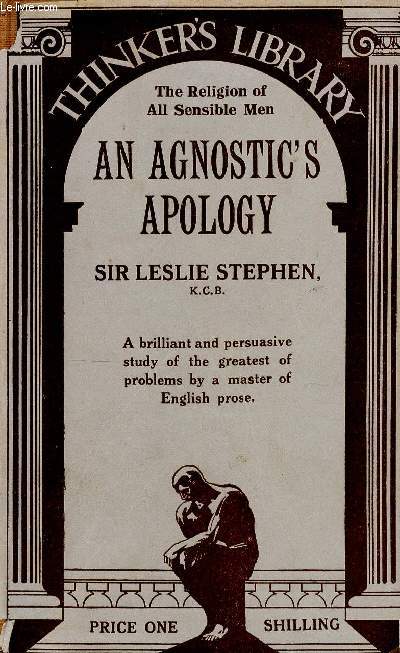 An Agnostic's apology and other essays (Collection 
