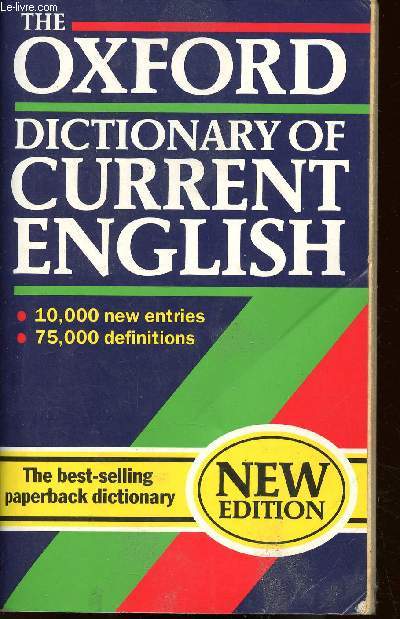 The Oxford Dictionary of current English. 2nd edition