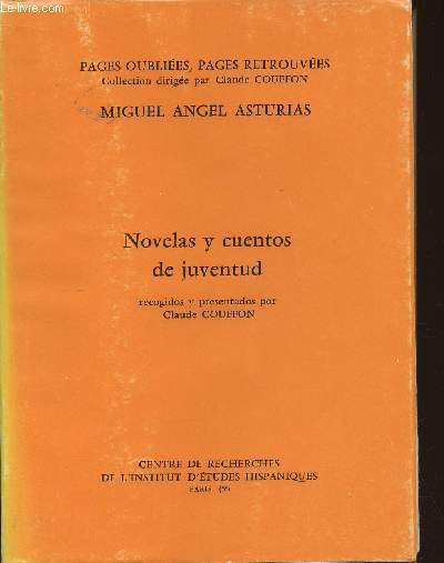 Novelas y cuentos de juventud