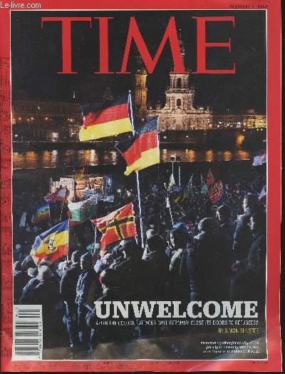 Time Vol 187- n3 2016-Sommaire: Fear and loathing in Germany par Simon Shuster- Toxic tap par Josh Sanburn- is China kidnapping its critics? par Hannah Beech- The solar system just got bigger- why are the oscars so white?- etc.