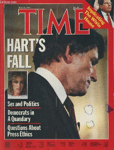Time Vol 129 n20- May 18, 1987-Sommaire: Gary Hart's fall- Europe: Defense desagreement- Iranscam: illegal dealings- Upstairs at the White House-Stakeouts and shouted questions- A lurch to the right- Sad return of the prodigal sons-etc.