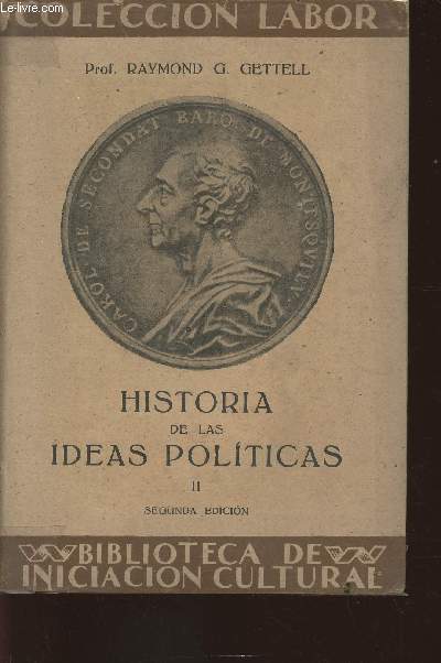 Historia de la ideas politicas tome II (seul)