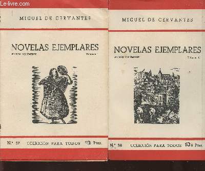 Novelas ejemplares Tomes I et II (2 volumes)