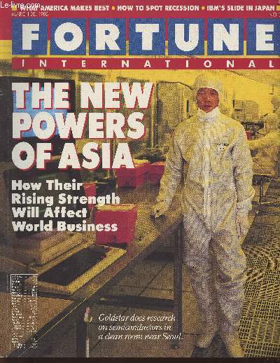 Fortune international Vol 117 N7-March 28, 1988-Sommaire: IBM's vexing slide in Japan par Joel Dreyfuss- Why do we travel so *** much? par Peter Nulty- Boone's new partner par Jaclyn Fierman- Crash course for rail disasters- Laptop computers stand tall a