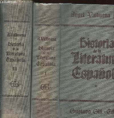 Historia de la literatura espanola (segunda edicion, corregida y aumentada) Tomes I et II (2 volumes)