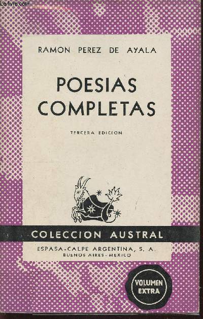 Poesias completas. 3e edicion (Collection 
