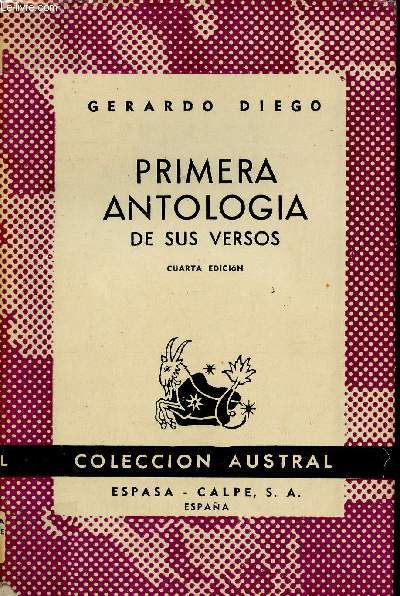 Primera antologia de sus versos (Collection 