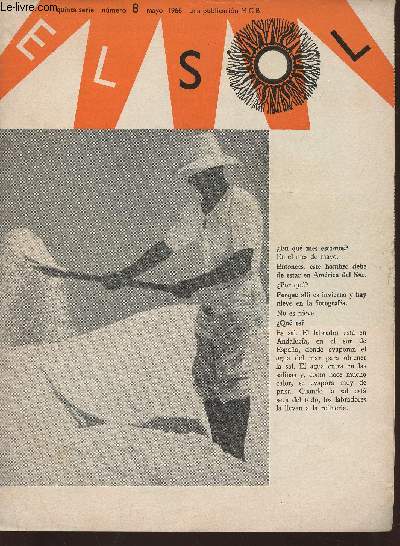 El Sol quinta serie n8- Mayo 1966-Sommaire: Tomas, el basurero- Pilar, la pescadera- Tres ocupaciones poco comunes- Qu hacen los habitantes de Colombia?- Tu panuelo y el mio- Un chico tonto-etc.