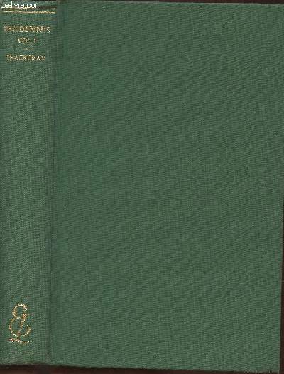 Pendennis Vol I et II (2 volumes)