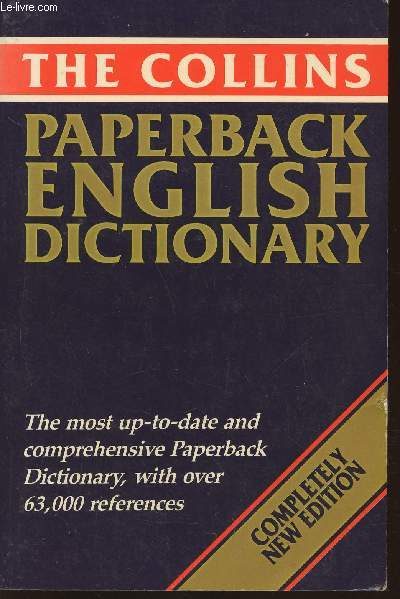 The Collins paperbacks English dictionary