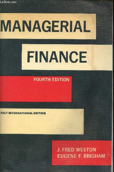 Managerial finance. 4th edition