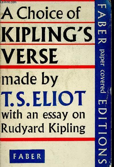 A choice of Kipling's Verse