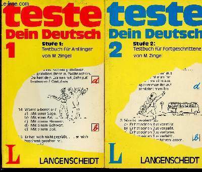 Test dein Deutsch : Stufe 1 + 2. Stufe 1 : Testbuch fr Anfnger. Stufe 2 : Testbuch fr Fortgeschrittene