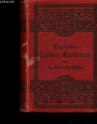 Englisch-Deutsches und Deutsch-Englisches Taschenwrterbuch